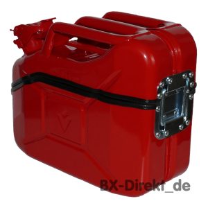 Werkzeugkiste rot Benzinkanister