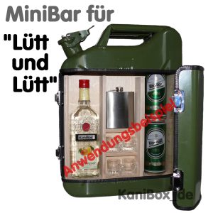 Benzinkanister MiniBar Lütt und Lütt