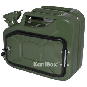 abschliessbare KaniBox in klassischem oliv-grün