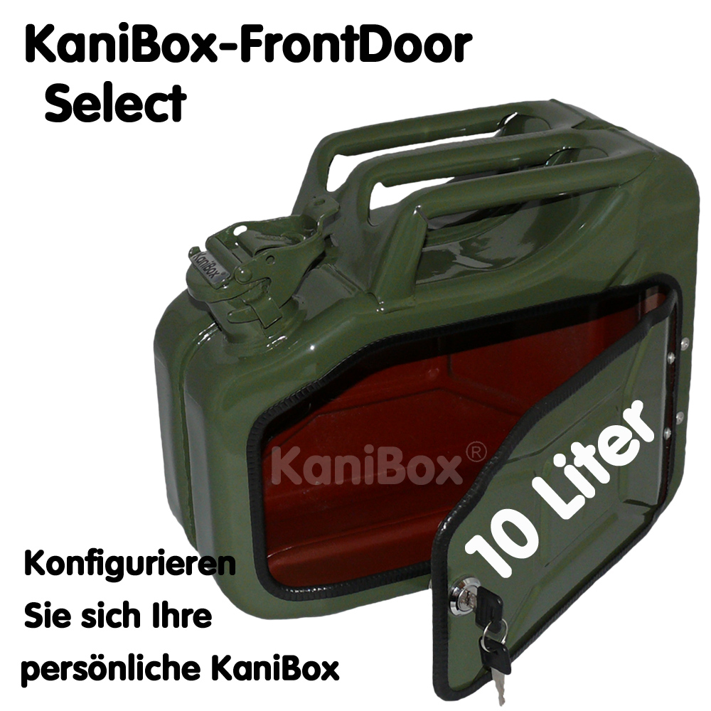 KaniBox-FrontDoor Select 10 l DIY Benzinkanister