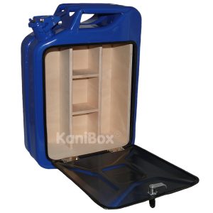blaue KaniBox MiniBar Geschenk