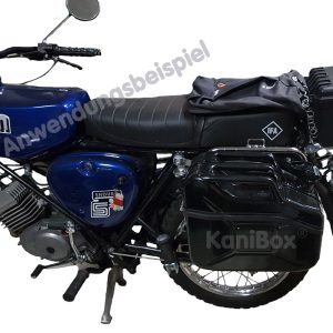 Simson Seitenkoffer aus einem Benzinkanister