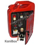 Benzinkanister in Feuerwehr Rot für Lütt und Lütt