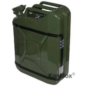 DIY Jerrycan oliv grün zum Ausbau als Mini-Bar