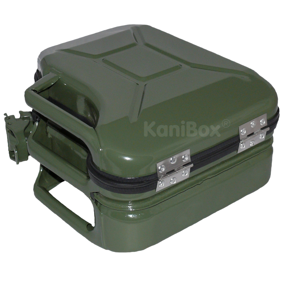 BENZINKANISTER, Kanister aus Metall, 20 Liter, army green-KA-NI