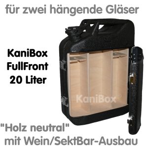 20er FullFront WeinBar-Ausbau Holz neutral