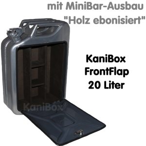 20er FrontFlap MiniBar-Ausbau Holz ebonisiert