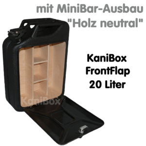 20er FrontFlap MiniBar-Ausbau Holz neutral