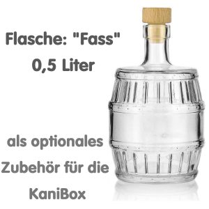 Fass-Flasche - Bierfass 0,5 Liter