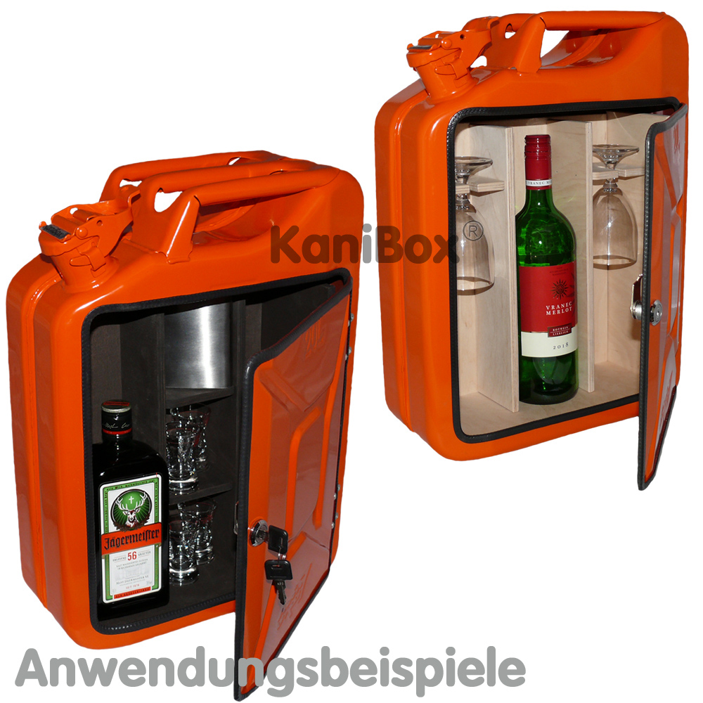 Jagdstil 20L Metallkanister Mini Bar/Vatertagsgeschenk/Display