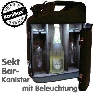 Sekt BarKanister mit Beleuchtung