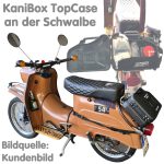 KaniBox TopCase an der Simson Schwalbe