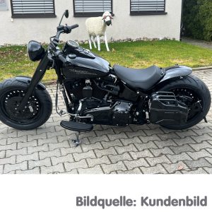 Harley Fat Boy mit 10er KaniBox