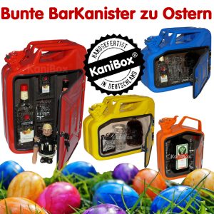 Bunte BarKanister zu Ostern