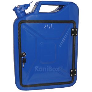 blauer 20 Liter Kanisterumbau