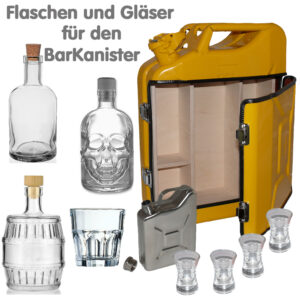 KaniBox KanisterBar Glaeser Flaschen Flachmann