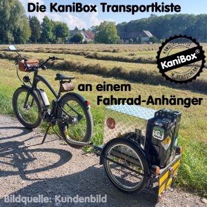 KaniBox Transportkiste Fahrrad-Anhänger