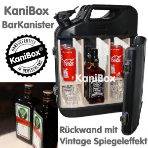 KaniBox BarKanister mit Vintage Spiegeleffekt