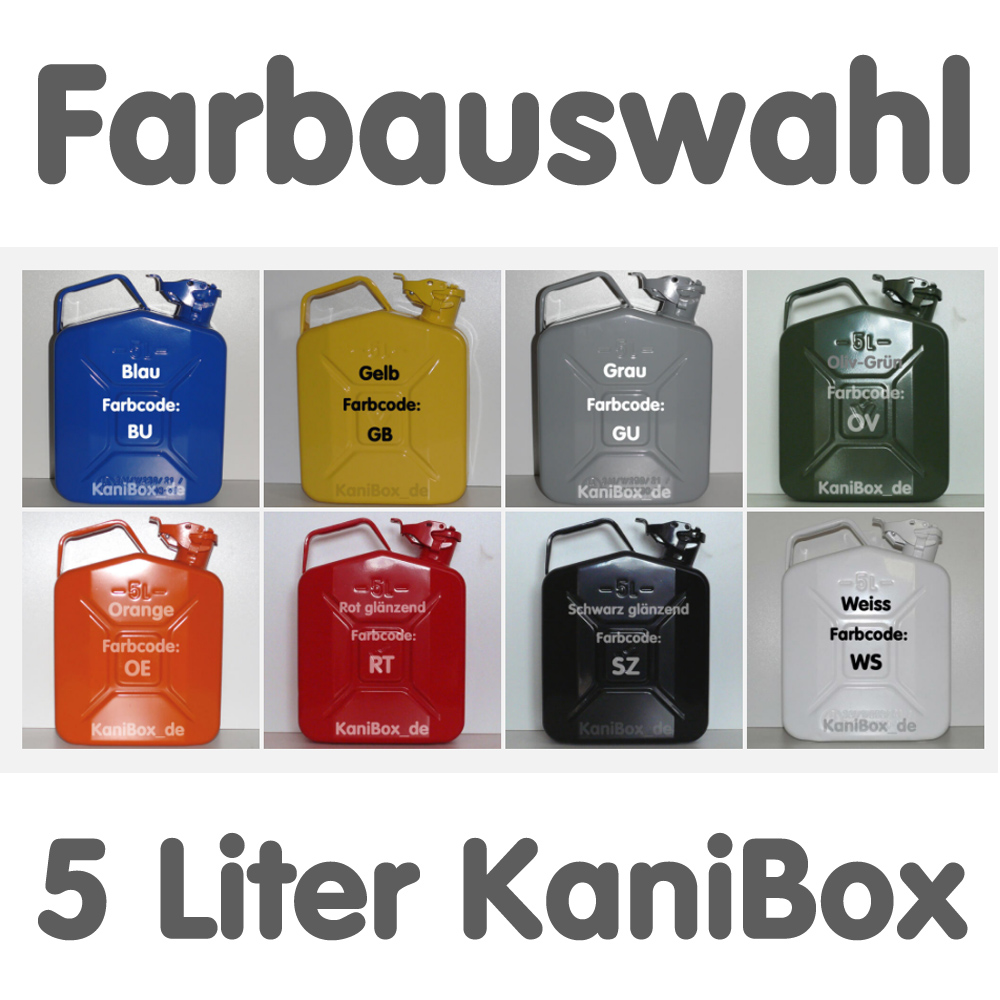 Farbauswahl 5 Liter KaniBox