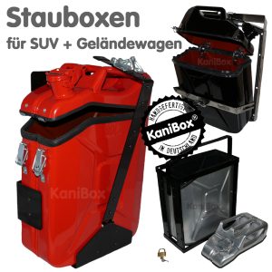 SUV Stauboxen für Geländewagen aus einem Benzinkanister
