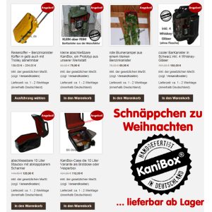 KaniBox Schnäppchen zu Weihnachten