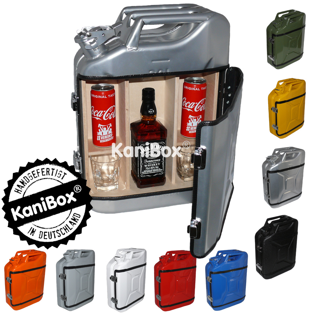 Kanister Bar als Geschenk Vintage MiniBar als Geschenkidee