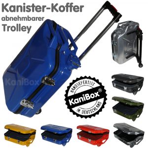 KaniBox Kanister-Koffer mit Trolley