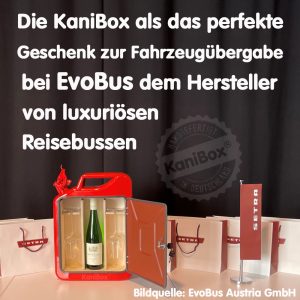 KaniBox EvoBus Geschenk zur Fahrzeugübergabe