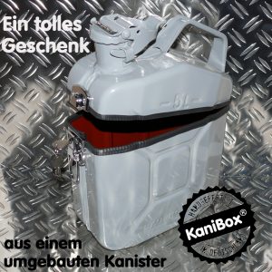 Ein tolles Geschenk aus einem umgebauten Kanister