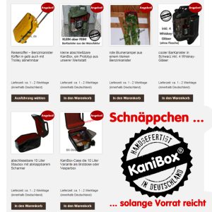 KaniBox Schnäppchen im Manufaktur Shop