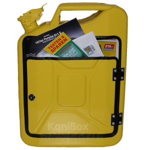 ausgefallener Briefkasten aus einem Benzinkanister im Vintage-Look – Bild 4