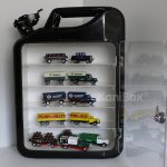 Beleuchtete Standvitrine für Modelltrucks und Automodelle