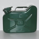 80er Jahre Youngtimer Kanister von Bellino - 5 Liter Benzinkanister flach