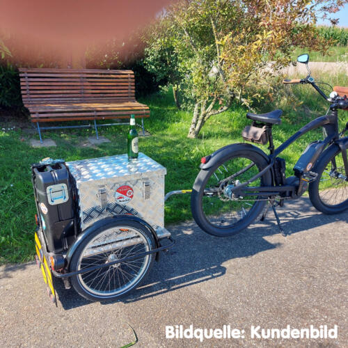 Fahrradanhaenger mit KaniBox