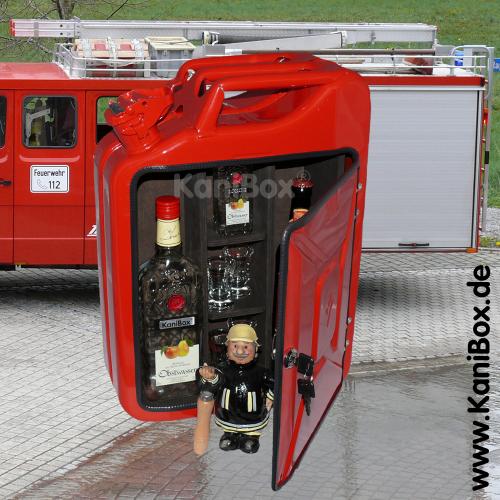 Feuerwehrmann KanisterBar als Geschenk