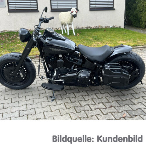 Harley Fat Boy mit 10er KaniBox