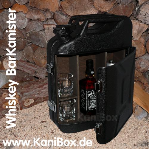 KaniBox Whiskey KanisterBar schwarz
