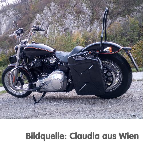 KaniBox Harley-Davidson schwarz